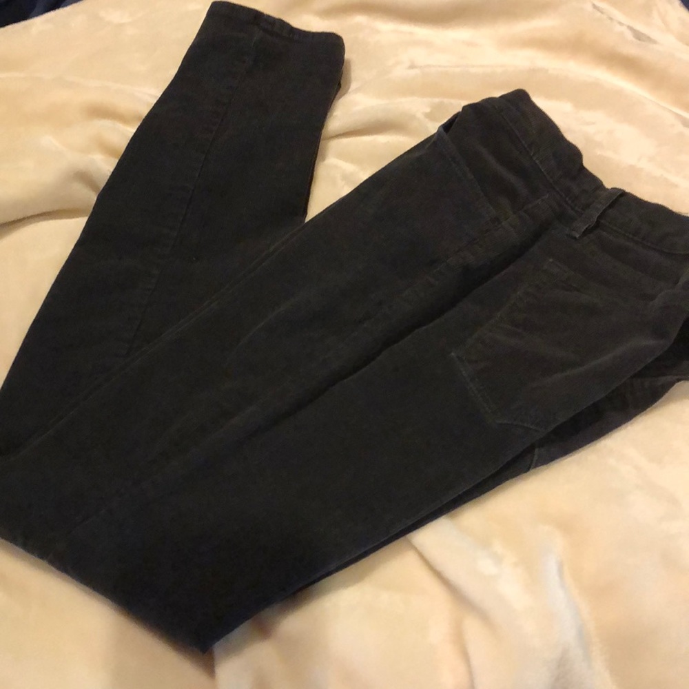Charcoal corduroy jeans